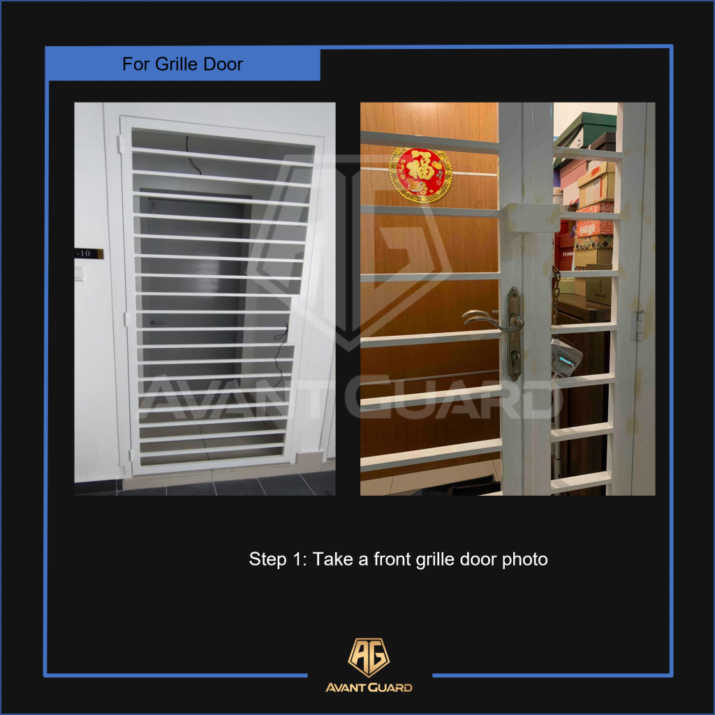 Grille Door Measurement Guide 1