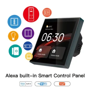 AG Smart Panel 4 Inch – Zigbee + BLE + WiFi (Black)01