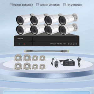 Avant Guard Smart 4/8/16 Channel NVR 5MP POE Camera Set with HDD