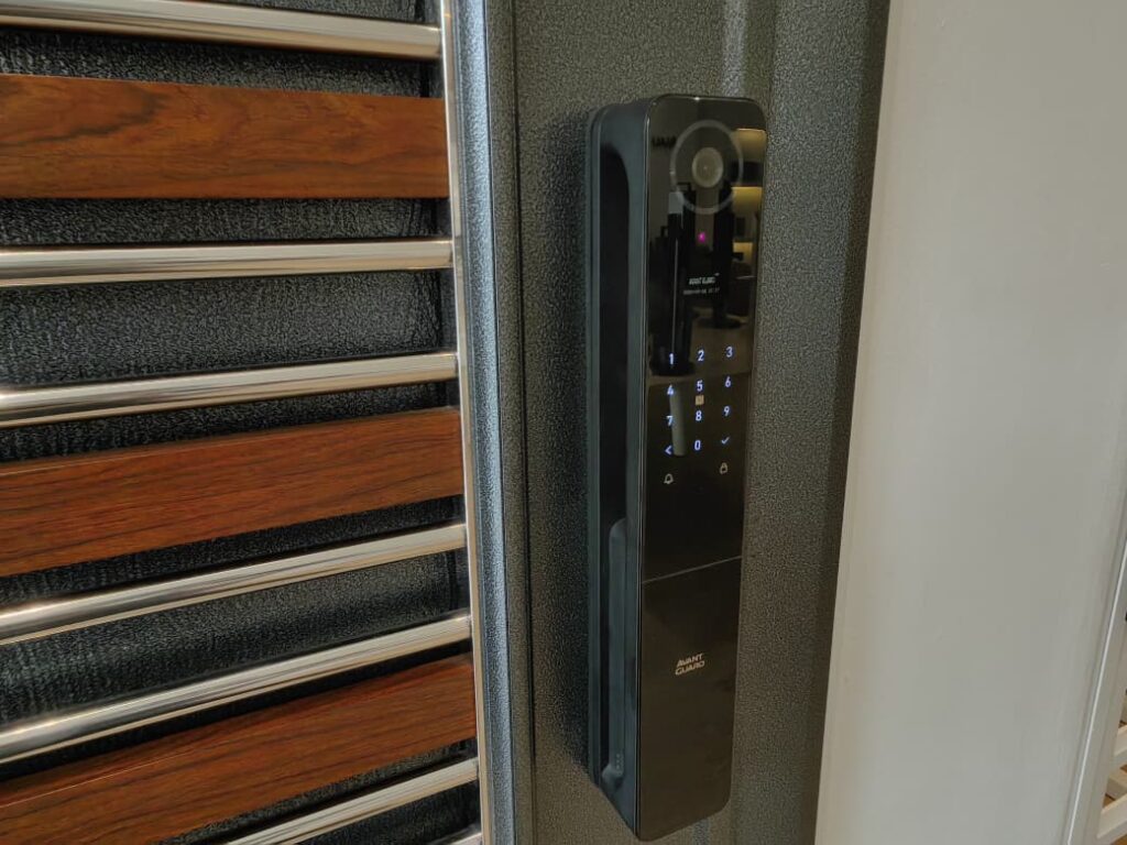 Avant Guard smart lock on a homestay door