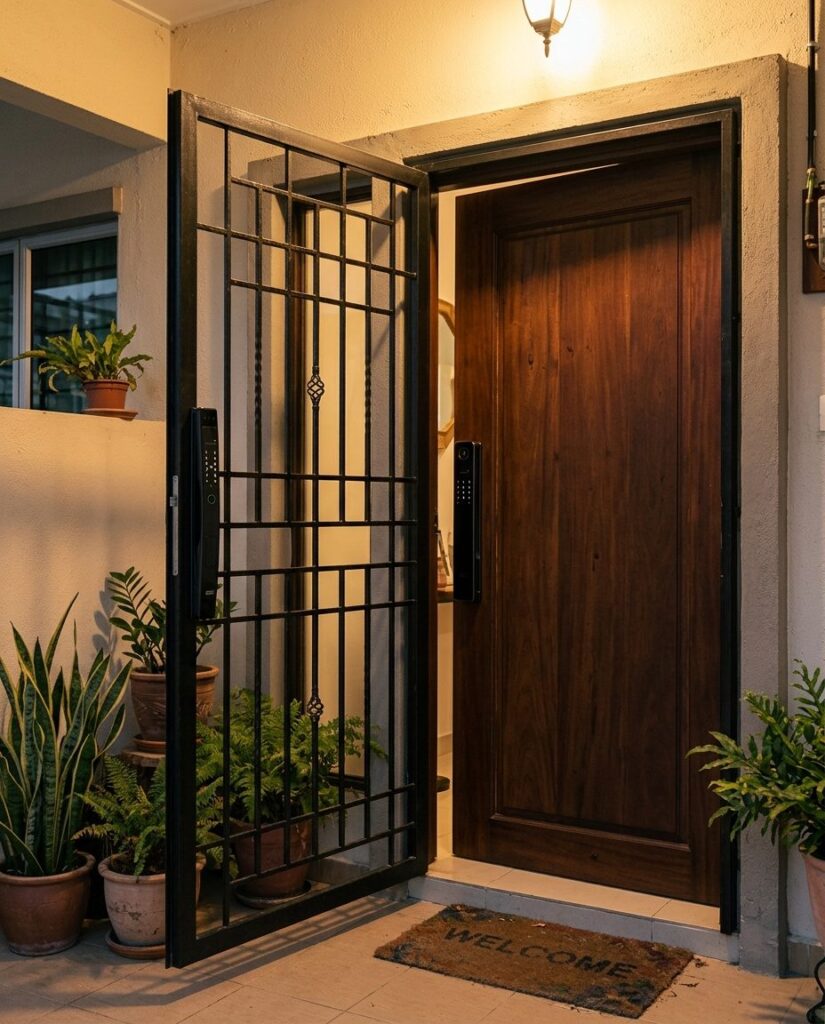 Entrance & gate with Avant Guard smart home