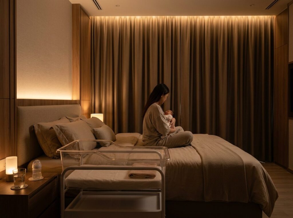 Confinement centre room with Avant Guard smart lighting and access